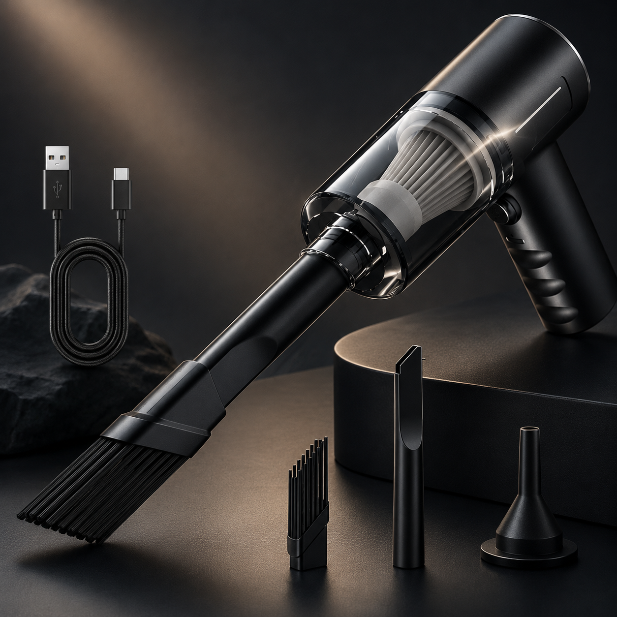 CleanJet™ - Aspirateur et souffleur d'air sans fil compact