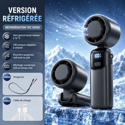BreezeGo™ - Ventilateur portable à 100 vitesses