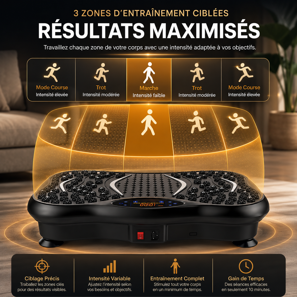 PowerPlate™ Pro - Plateforme vibrante corps entier