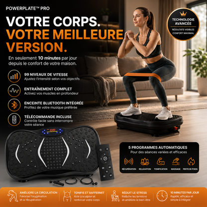 PowerPlate™ Pro - Plateforme vibrante corps entier