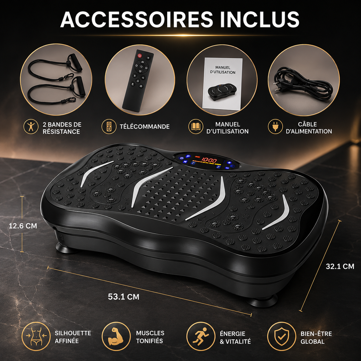PowerPlate™ Pro - Plateforme vibrante corps entier