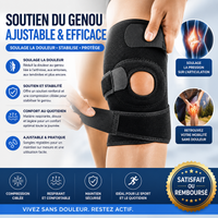 GenouFlex™ - Support de genou ajustable pour un confort au quotidien