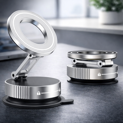 MagnaGrip - Support MagSafe à Ventouse Pliable Ultra-Sécurisé