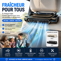 BreezeSeat™ - Ventilateur rafraîchissant pour siège auto