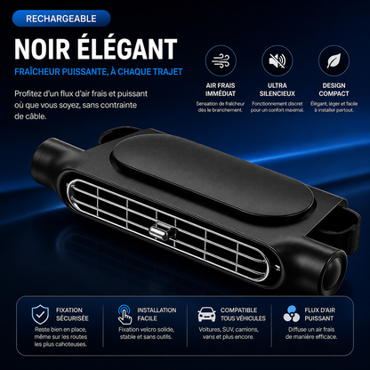 BreezeSeat™ - Ventilateur rafraîchissant pour siège auto