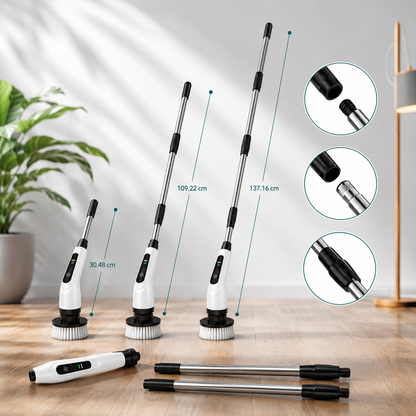 SpinEase™ – Brosse de nettoyage électrique sans fil 9-en-1