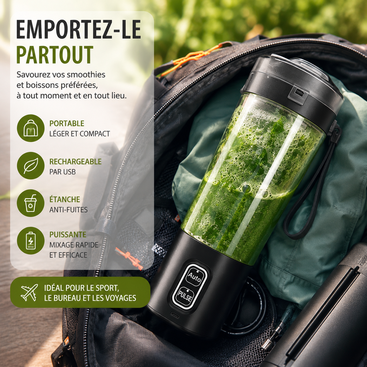 Ninja BlendGo™ Pro – Mixez frais, partout