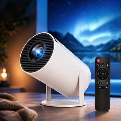 CinemaBeam™ Pro – Transformez N'importe Quel Mur en Votre Propre Cinéma