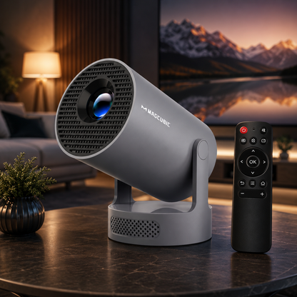 CinemaBeam™ Pro – Transformez N'importe Quel Mur en Votre Propre Cinéma