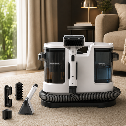 AquaSteam™ Pro – Nettoyeur Chauffant Taches et Moquettes