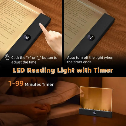 LumiSlate™ – Lampe de lecture LED rechargeable
